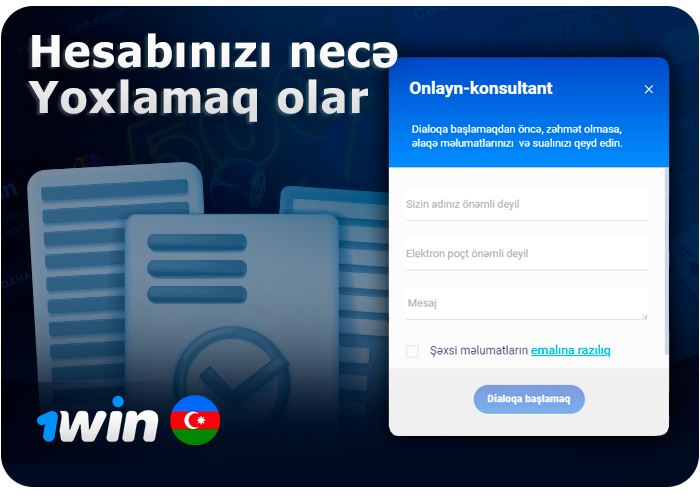 1Win veb saytında şəxsiyyətinizi necə yoxlamaq olar - doğrulama üçün addım-addım təlimat
